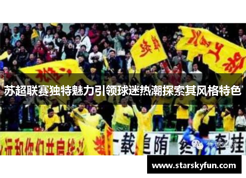 苏超联赛独特魅力引领球迷热潮探索其风格特色